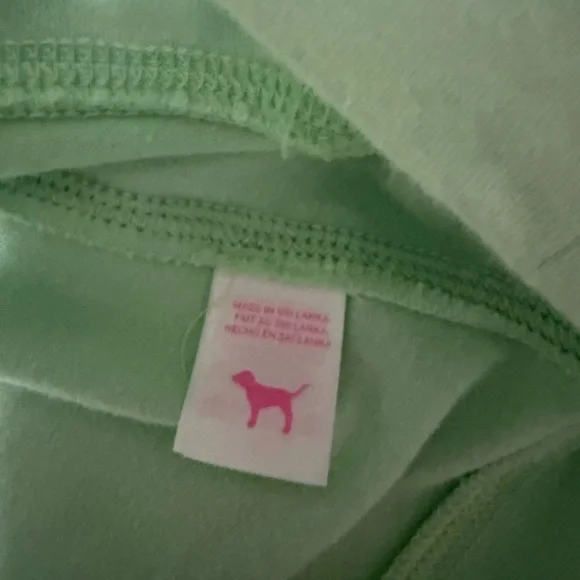 VS PINK Yoga 1986 1/4-Zip Pullover | Size M | Mint Green 💚 - Picture 6 of 7